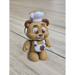 Brelok Miś kucharz Chef 3D - Brelok Druk3d fidget Keychain mixGadzet
