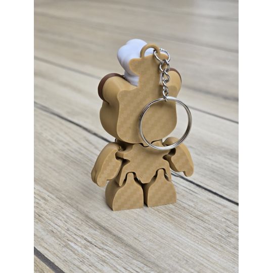 Brelok Miś kucharz Chef 3D - Brelok Druk3d fidget Keychain mixGadzet
