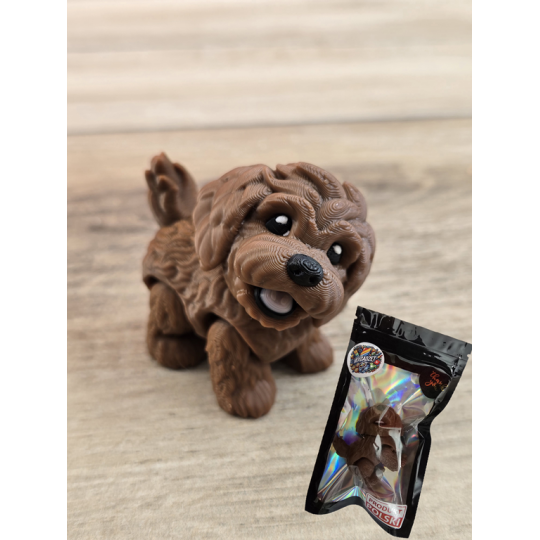 Breloczek Cavapoo 3D - Brelok Druk3d fidget Keychain