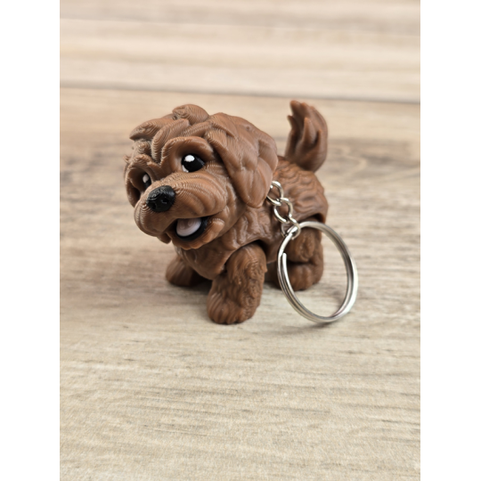 Breloczek Cavapoo 3D - Brelok Druk3d fidget Keychain