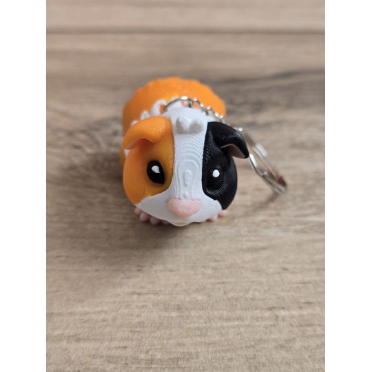 Breloczek Świnka Morska 3D - Brelok Druk3d fidget Keychain