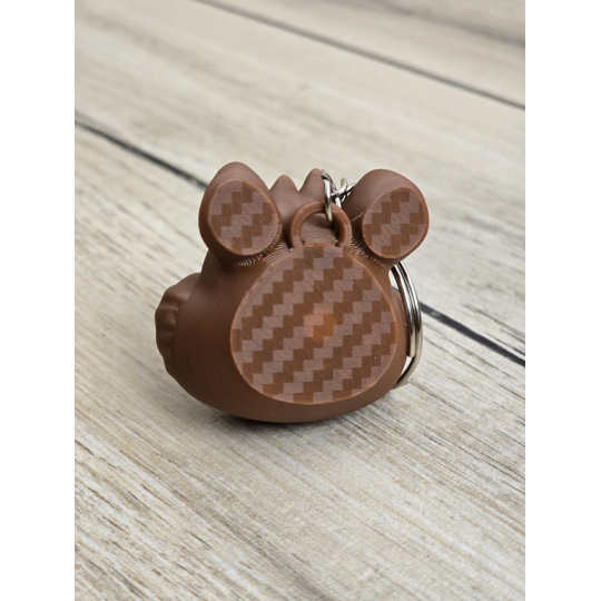 Uśmiechniety Quokka Brelok 2w1 - Magnes na Lodówkę! 3D - Druk3d Keychain