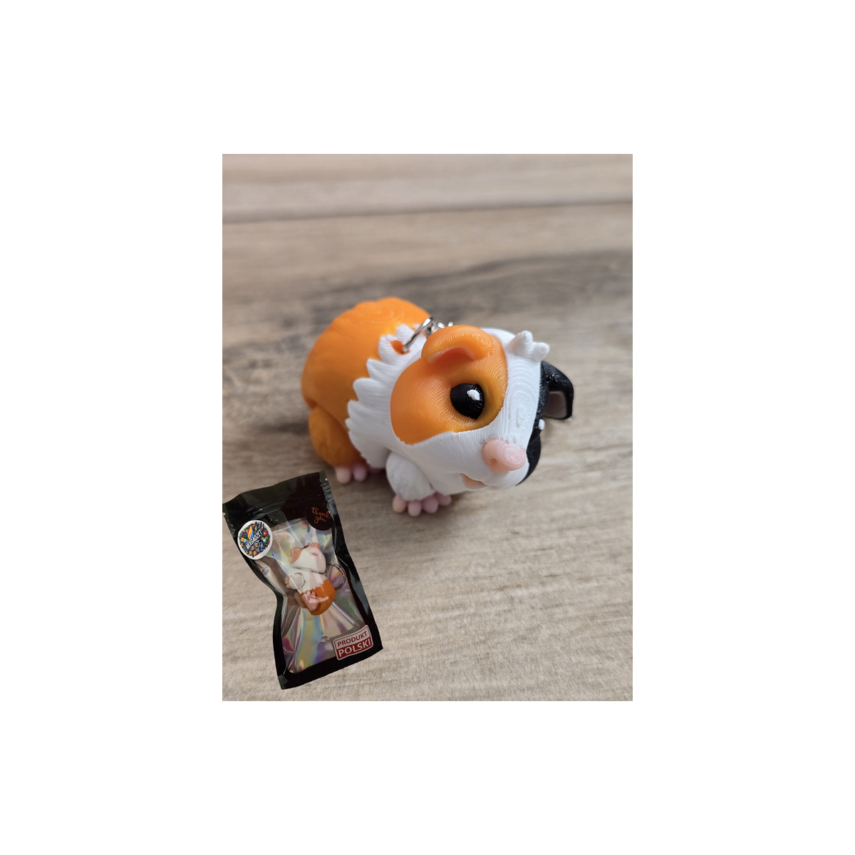 Breloczek Świnka Morska 3D - Brelok Druk3d fidget Keychain