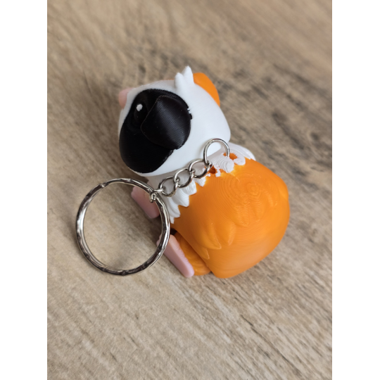 Breloczek Świnka Morska 3D - Brelok Druk3d fidget Keychain