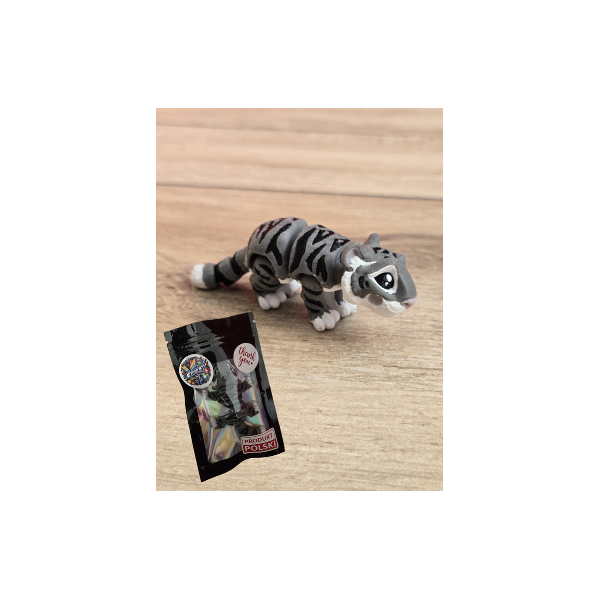 Figurka Tygrysa 3d - Druk3d fidget mixGadzet
