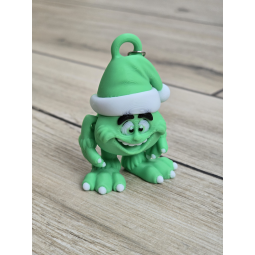 Figlarny Breloczek Grinch - Świąteczna Psota 3D - Brelok Druk3d Keychain