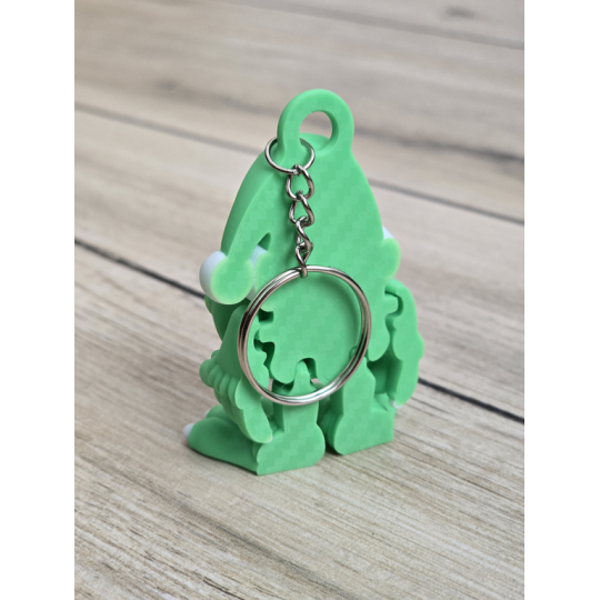 Figlarny Breloczek Grinch - Świąteczna Psota 3D - Brelok Druk3d Keychain