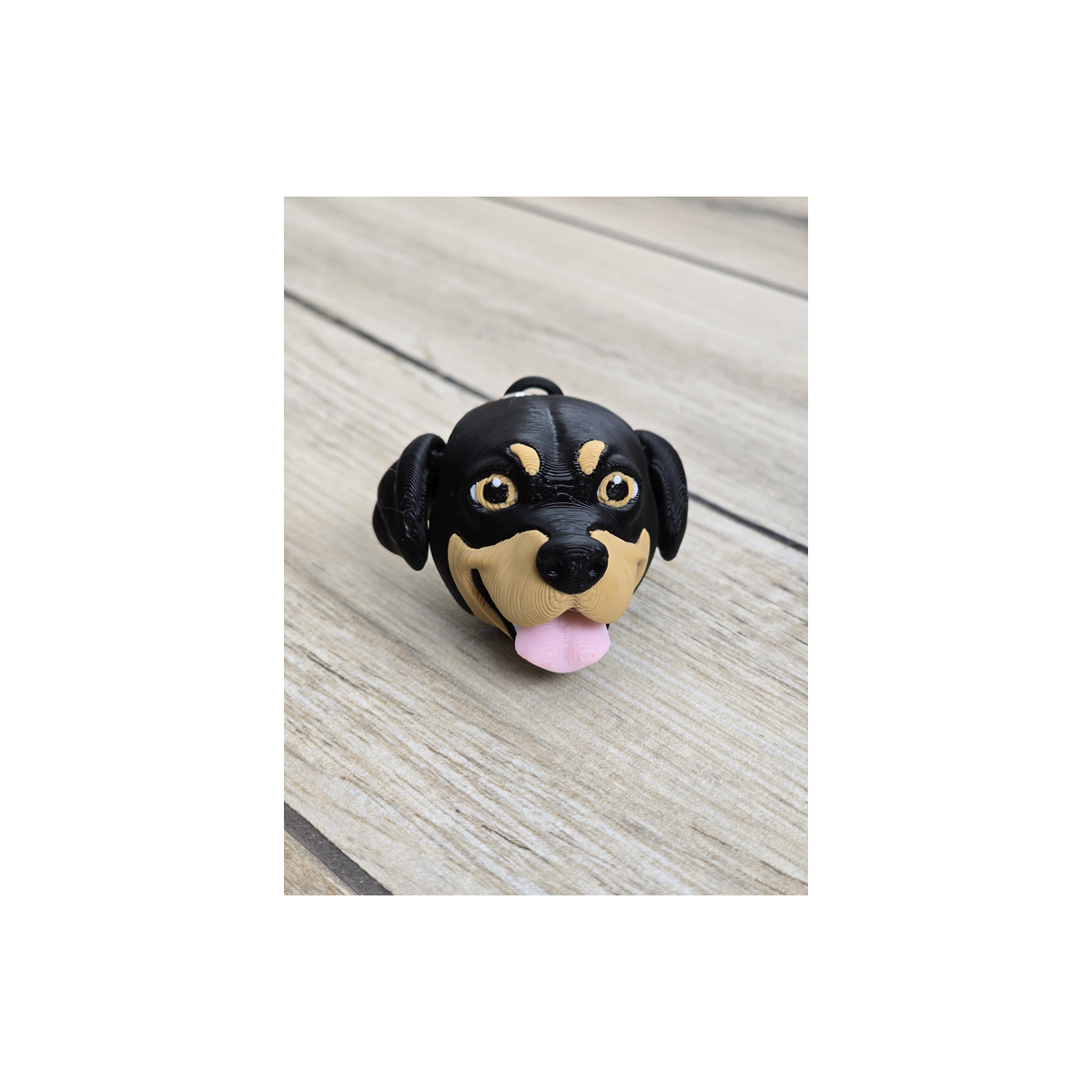 Uroczy Rottweiler Brelok i Magnes na Lodówkę 2w1 3D - Druk3d Keychain
