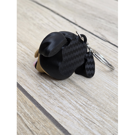 Uroczy Rottweiler Brelok i Magnes na Lodówkę 2w1 3D - Druk3d Keychain