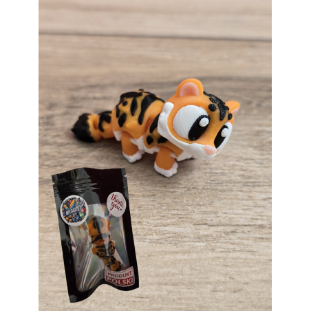 Mini Figurka Tygryska 3d - Druk3d fidget mixGadzet