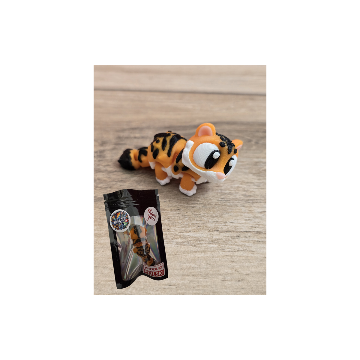 Mini Figurka Tygryska 3d - Druk3d fidget mixGadzet
