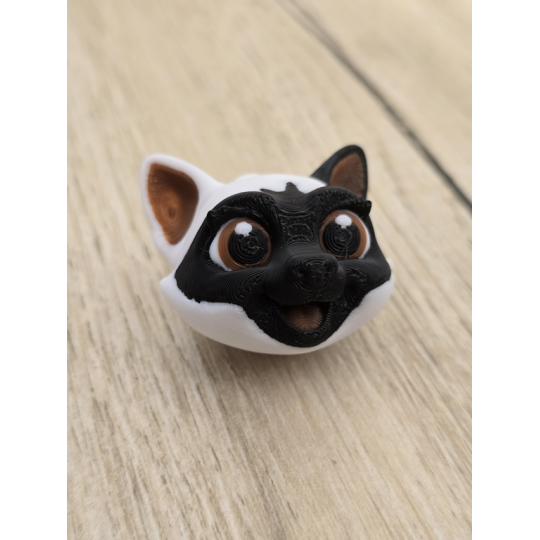 Śłodki Kociak Brelok i Magnes 2w1 3D - Brelok Druk3d fidget Keychain