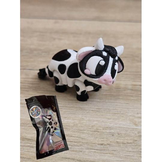 Mini Figurka Krowy Mućka 3d - Druk3d fidget mixGadzet
