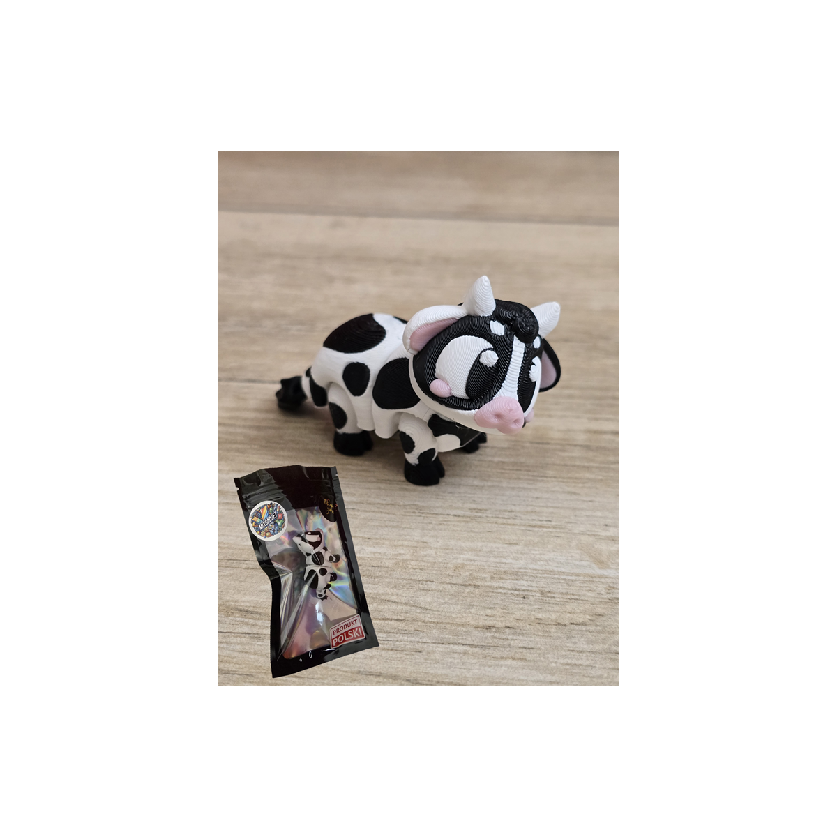 Mini Figurka Krowy Mućka 3d - Druk3d fidget mixGadzet