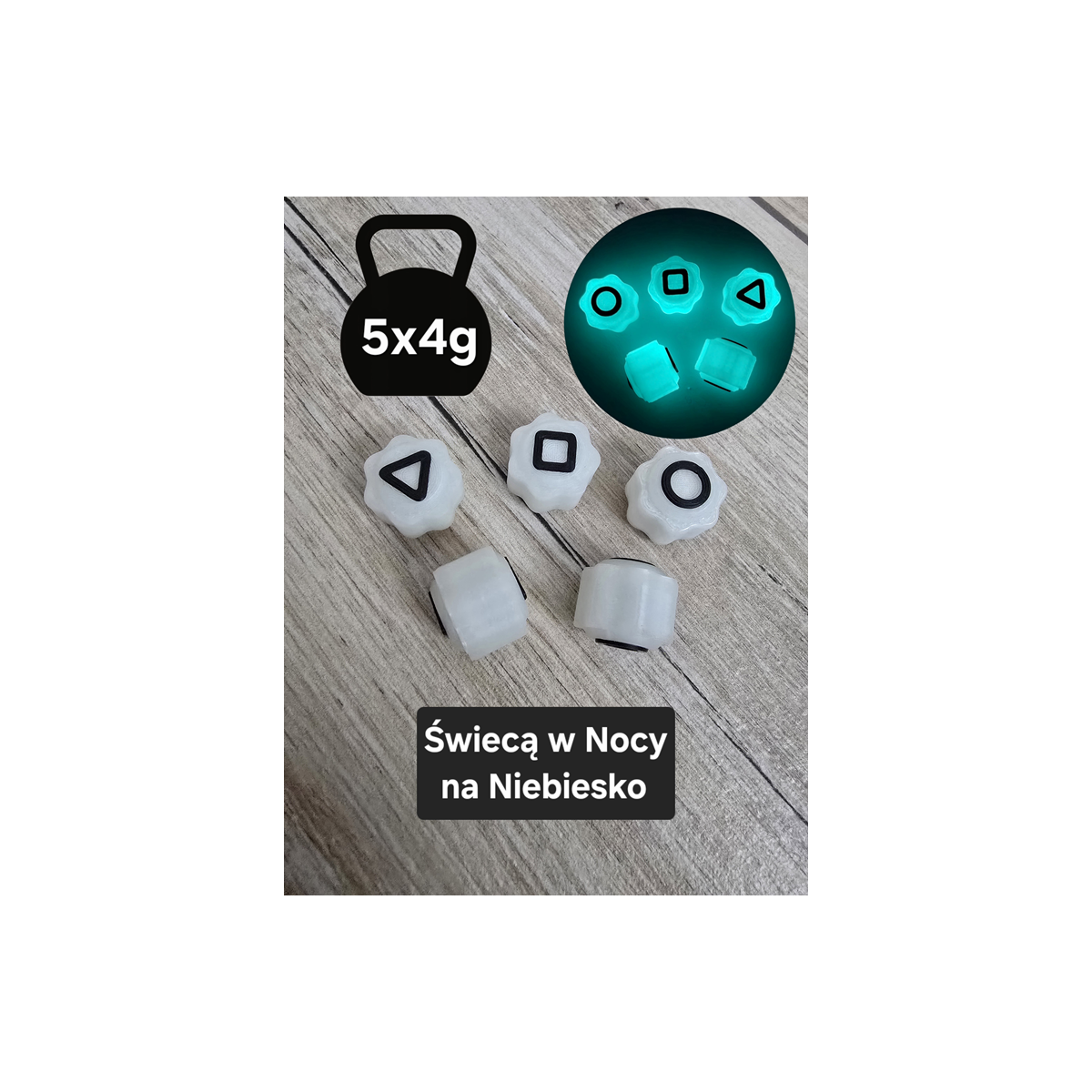 Kości Koreanskiej Gry GONGGI GONGI SQUID GAME - Druk3d 5x4g Ciężkie