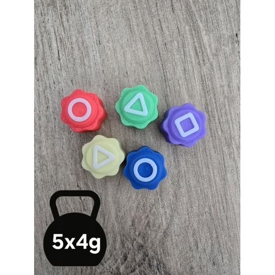 Kości Koreanskiej Gry GONGGI GONGI SQUID GAME - Druk3d 5x4g Ciężkie