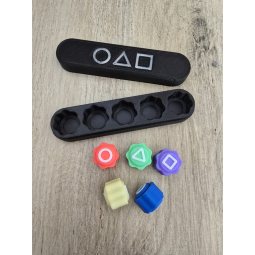 Kości Koreanskiej Gry GONGGI GONGI SQUID GAME + Etui - Druk3d Case