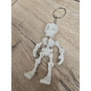 Brelok Szkielet Nocny Stróż twoich kluczy - Druk3D - Świeci w Nocy