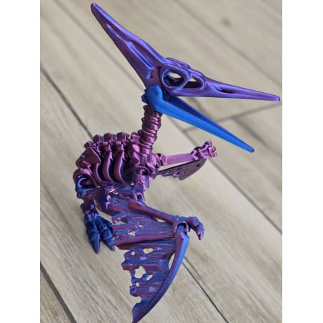 Imponujący Szkielet Pteranodona - Kolekcjonerski Model - Dwukolorowy Druk3D