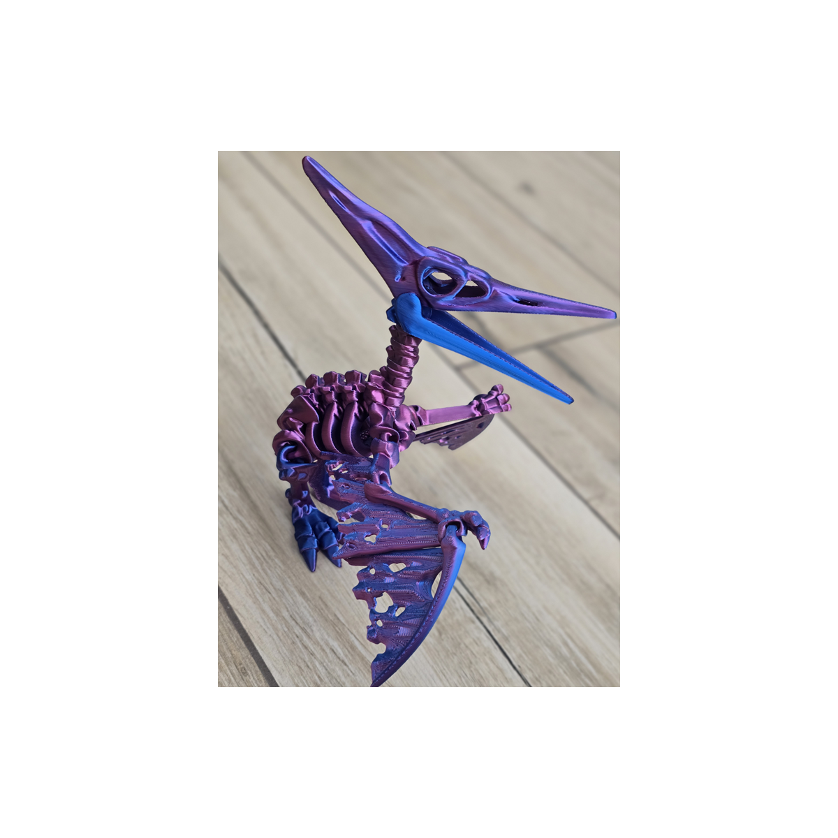 Imponujący Szkielet Pteranodona - Kolekcjonerski Model - Dwukolorowy Druk3D