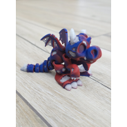 Figurka Smoka 3D Świecąca w Ciemności na Niebiesko - Druk 3D mixGadzet