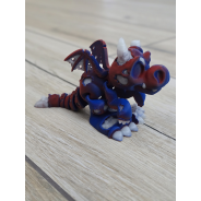 Figurka Smoka 3D Świecąca w Ciemności na Niebiesko - Druk 3D mixGadzet