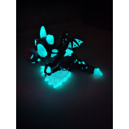 Figurka Smoka 3D Świecąca w Ciemności na Niebiesko - Druk 3D mixGadzet