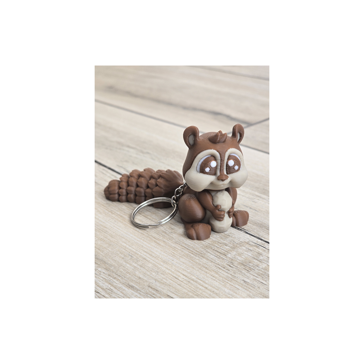 Sympatyczna Wiewiórka - brelok, który Cię rozczuli - Druk3d fidget Keychain