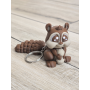 Sympatyczna Wiewiórka - brelok, który Cię rozczuli - Druk3d fidget Keychain