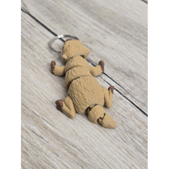 Wesoła Wydra - Brelok do Kluczy 3D - Brelok Druk3d fidget Keychain