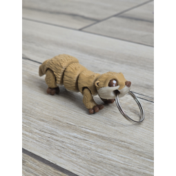 Wesoła Wydra - Brelok do Kluczy 3D - Brelok Druk3d fidget Keychain