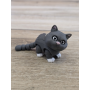 Breloczek Szarego Kotka 3D - Brelok Druk3d fidget Keychain mixGadzet