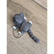 Breloczek Szarego Kotka 3D - Brelok Druk3d fidget Keychain mixGadzet