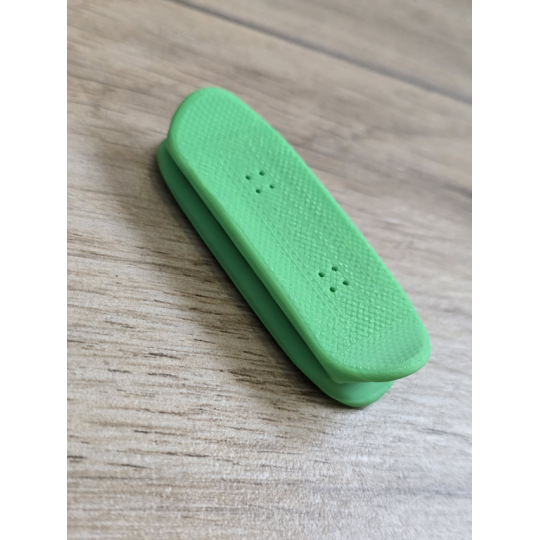 Magnetyczny Suwak Mini Deskorolki zielony 3d - Fidget Toys Druk3d mixGadzet