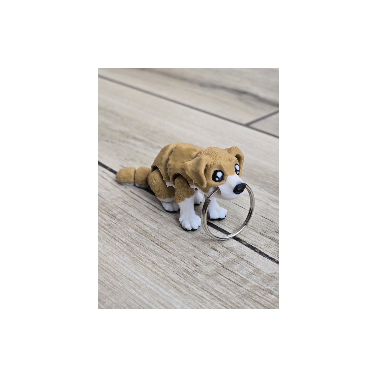Figlarny Breloczek Pies - 3D - Brelok Druk3d fidget Keychain