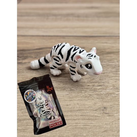 Figurka Białego Tygrysa 3d - Druk3d fidget mixGadzet