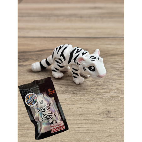 Figurka Białego Tygrysa 3d - Druk3d fidget mixGadzet