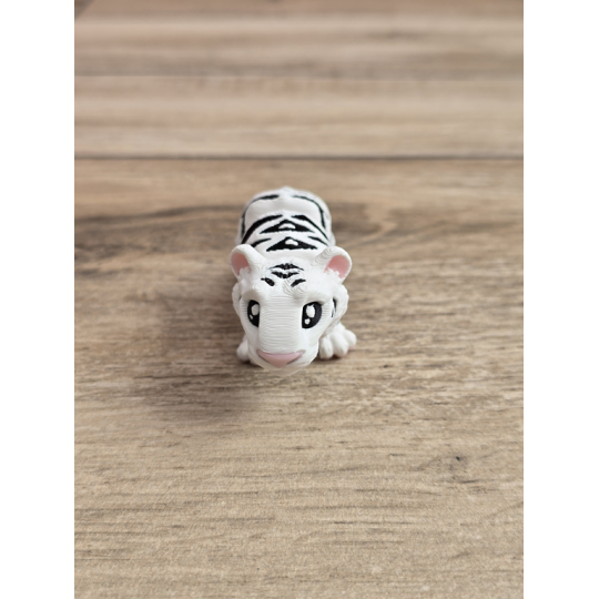 Figurka Białego Tygrysa 3d - Druk3d fidget mixGadzet
