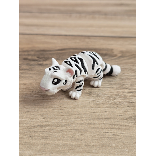 Figurka Białego Tygrysa 3d - Druk3d fidget mixGadzet