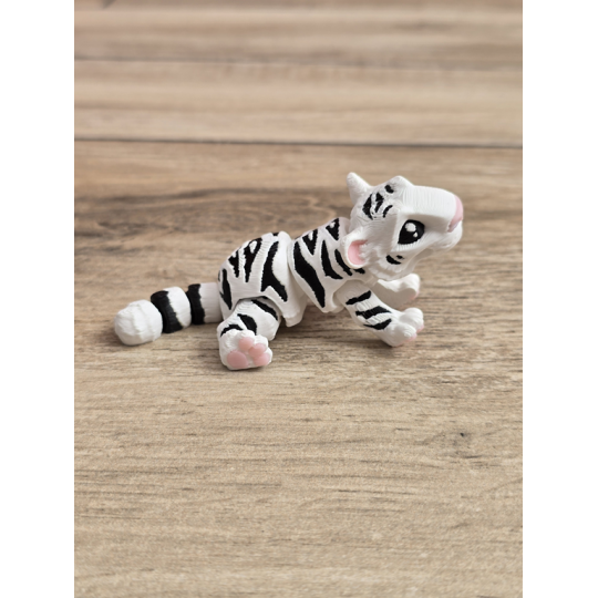 Figurka Białego Tygrysa 3d - Druk3d fidget mixGadzet
