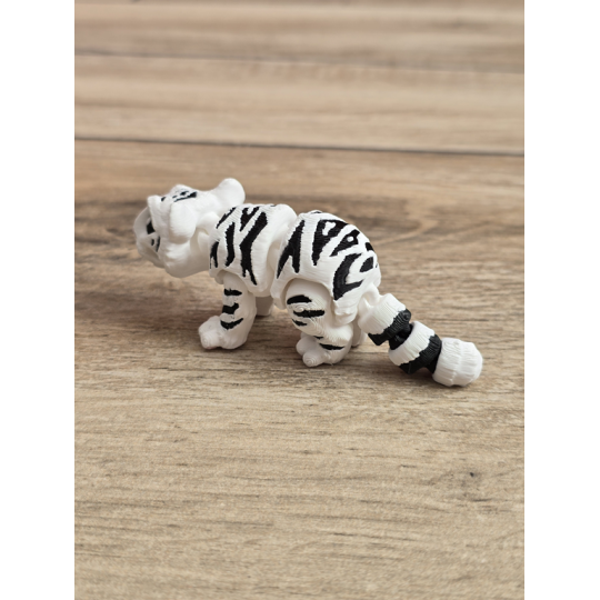 Figurka Białego Tygrysa 3d - Druk3d fidget mixGadzet
