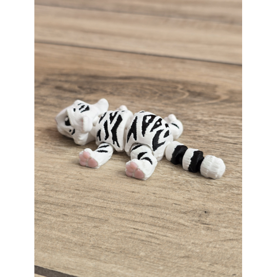 Figurka Białego Tygrysa 3d - Druk3d fidget mixGadzet