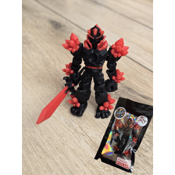 Figurka Żywiołaka Ciemna Strona Mocy Czerwony 3d - Druk3d fidget mixGadzet