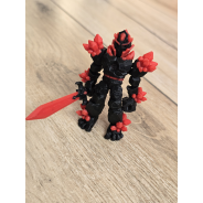 Figurka Żywiołaka Ciemna Strona Mocy Czerwony 3d - Druk3d fidget mixGadzet