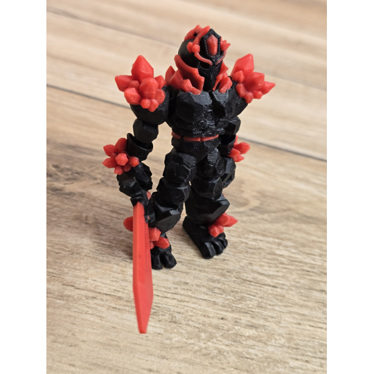 Figurka Żywiołaka Ciemna Strona Mocy Czerwony 3d - Druk3d fidget mixGadzet