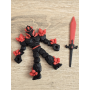 Figurka Żywiołaka Ciemna Strona Mocy Czerwony 3d - Druk3d fidget mixGadzet
