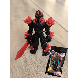 Breloczek Żywiołaka Ciemna Strona Mocy Czerwony 3D - Brelok Druk3d fidget