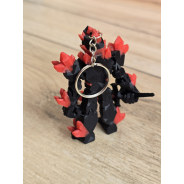 Breloczek Żywiołaka Ciemna Strona Mocy Czerwony 3D - Brelok Druk3d fidget