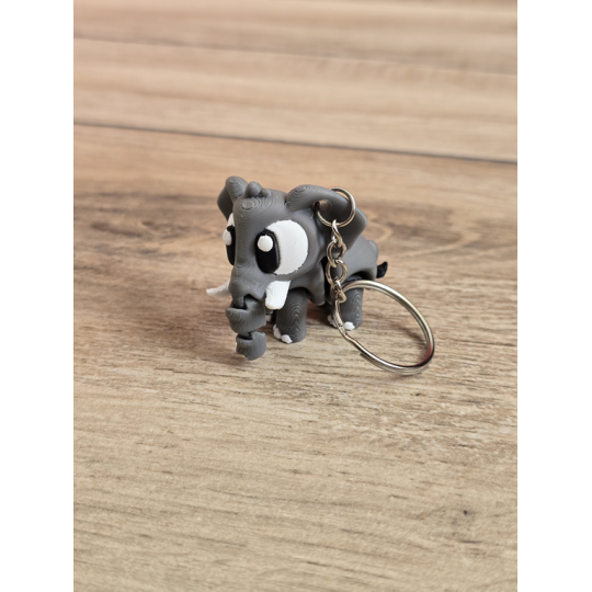 Breloczek Słonia 3D - Brelok Druk3d fidget Keychain mixGadzet