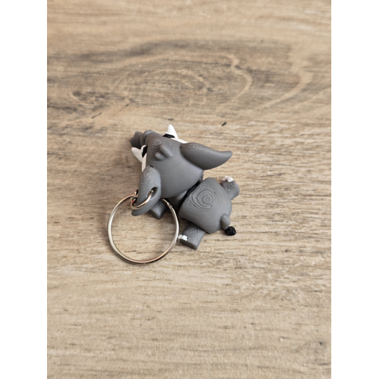 Breloczek Słonia 3D - Brelok Druk3d fidget Keychain mixGadzet